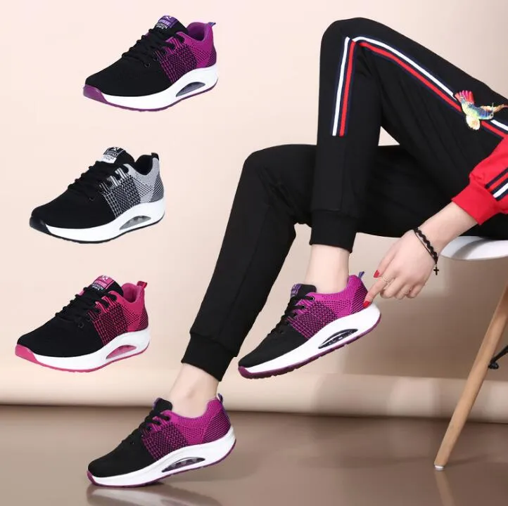 Vendita calda-ballo femminile fantasma passi traspirante trolg basso per aiutare airbag fondo scarpe da ballo_voghion.com