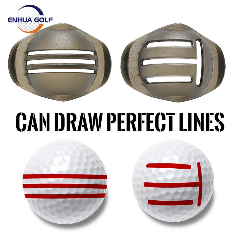 Golf Ball Scriber, Line Shell Package, Line Pen + Ball Scriber, Beginner Game Ball Semicircular Sight Share Products_voghion.com