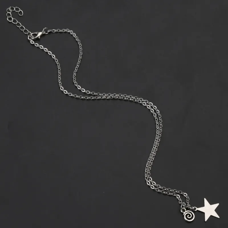 Collana con pendente stella spirale stile boemo gioielli_voghion.com