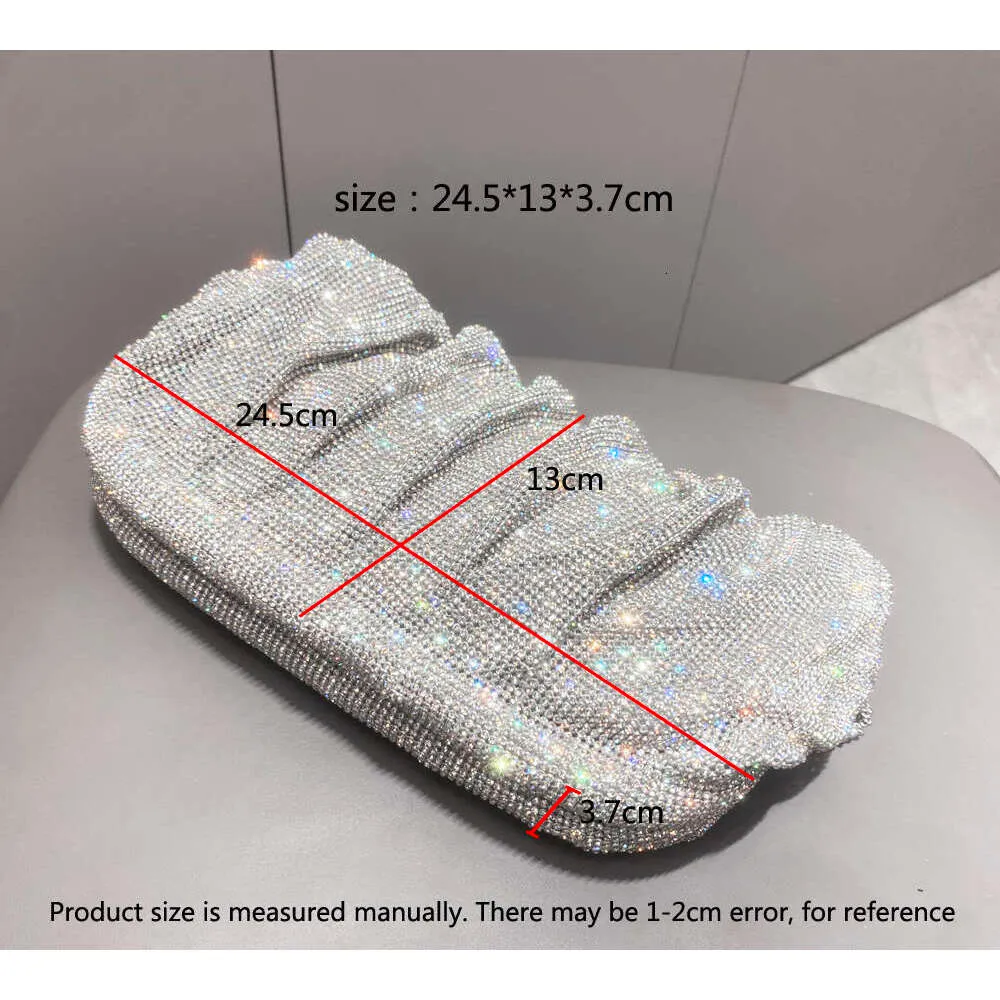 Pochettes de soirée faites à la main avec poignée brillante, nouveaux sacs à main et sacs à main pliables de créateur pour fête de mariage de haute qualité_voghion.com