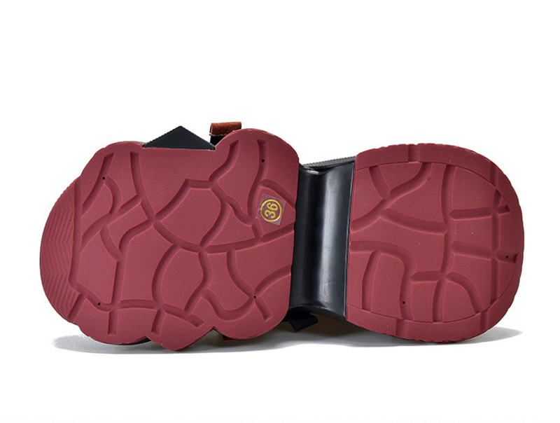 Chaussures de sport décontractées à semelle épaisse pour papa, en cuir véritable, polyvalentes, à lacets, basses, Design Sense, nouvelle collection printemps 2024_voghion.com