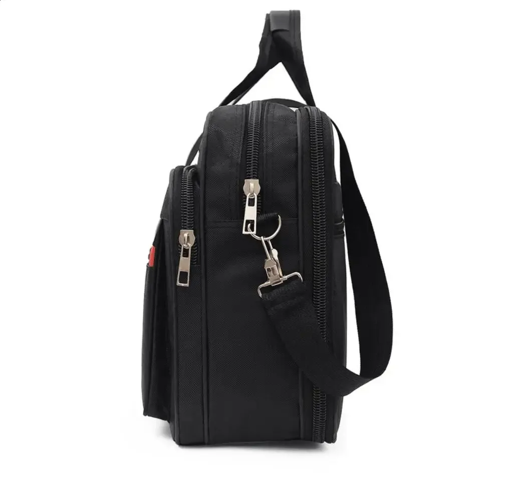 Arrivées Hommes Porte-documents Sac pour ordinateur portable Sac à main horizontal Affaires Bureau Épaule Sacs à bandoulière Messenger Bolsa 240822_voghion.com