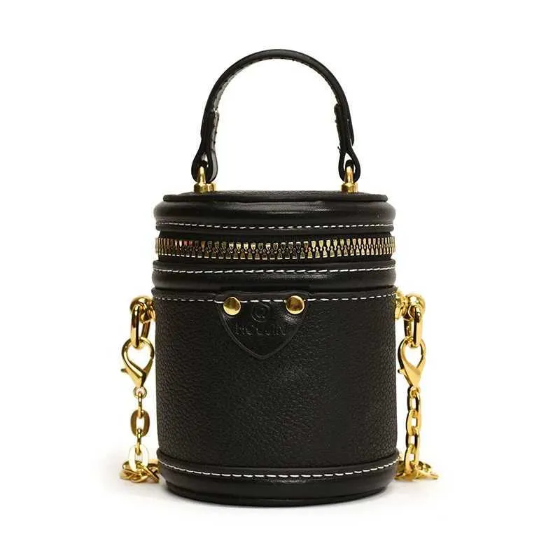 Herbst Neue Frauen Farbe Kontrast Mini Handtasche Erwachsene Mädchen PU Tasche Reichtum Eimer Tasche Eltern-kind Lippenstift Crossbody_voghion.com
