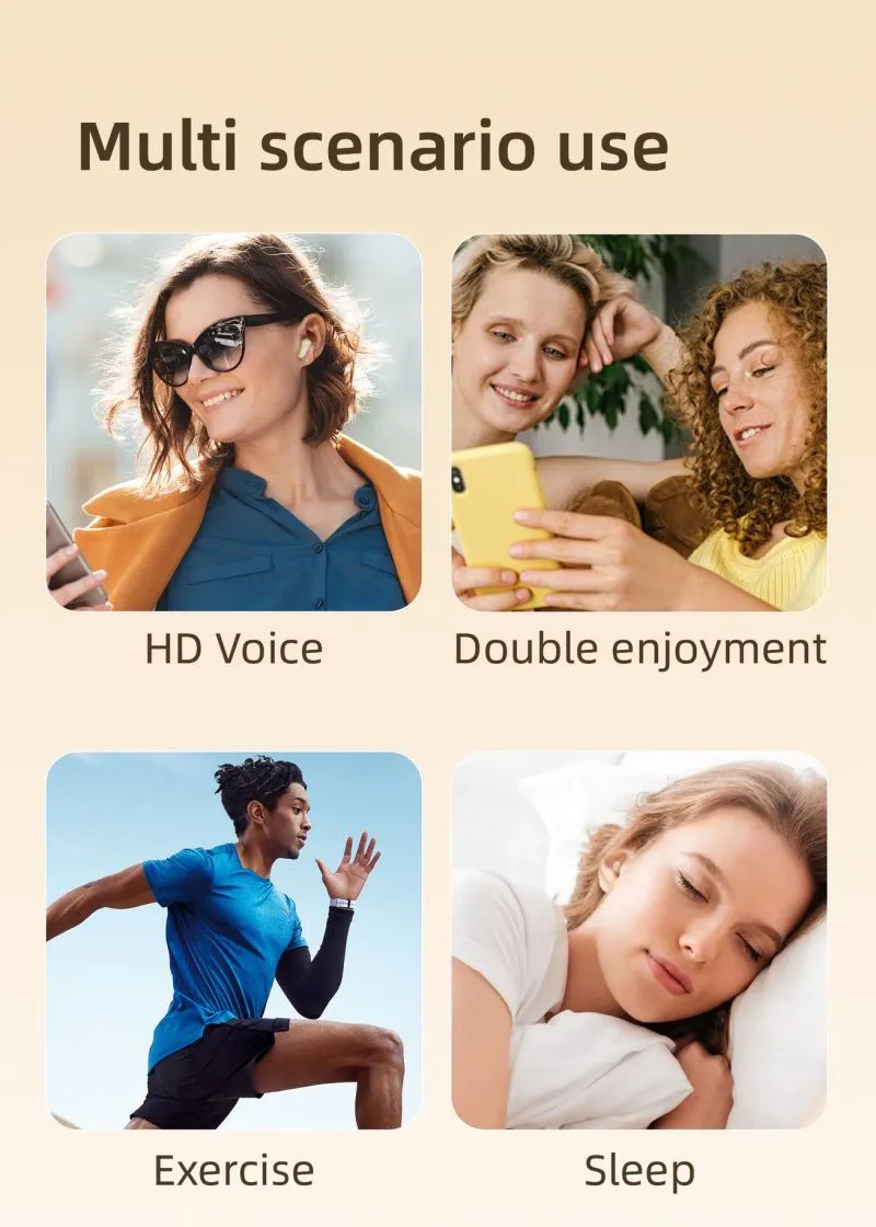 True Wireless Bluetooth Ohrhörer Hifi Stereo Kopfhörer Für Paare_voghion.com