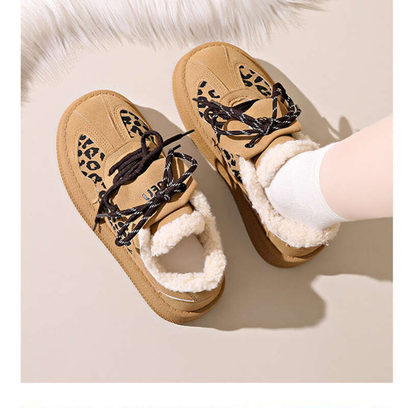 Scarpe da ginnastica invernali in velluto con fondo spesso e multifunzionali in cotone caldo da donna leopardate_voghion.com