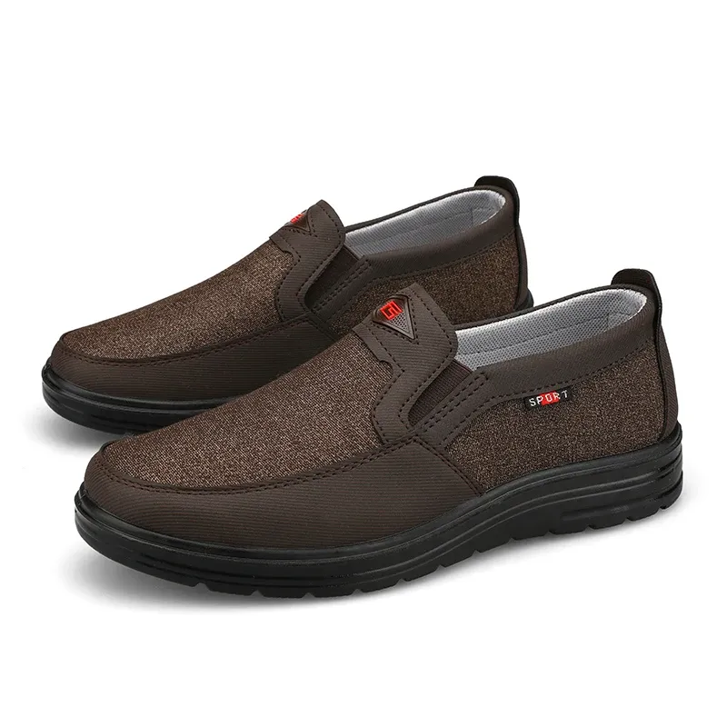 Lightweight Men Casual Breathable Canvas Loafers Slip-on Driving Shoes Wear-resistance Mens Sneakers ato Hombre_voghion.com