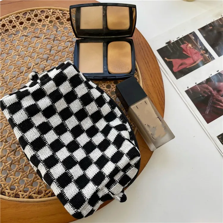 Trousse de maquillage de voyage portable et mignonne pour femmes, trousse de toilette pour filles en voyage_voghion.com