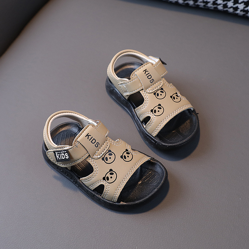 Kid's Clothing Baby sandals for girls 1-6 years old 2 boys cartoon beach shoes 2024 summer new children's non-slip soft-soled toddler shoes_voghion.com