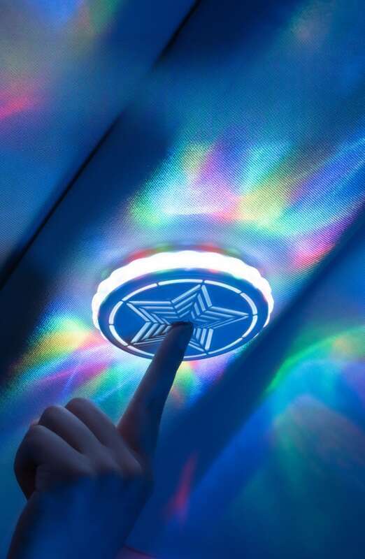 Decorazione LED colorata per camper, nessuna installazione, luce decorativa per atmosfera sul tetto dell'auto_voghion.com