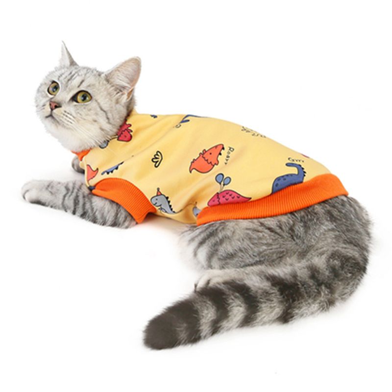 Guangying Herbst-Winter-Pullover für Haustiere, Milchseide, Cartoon-Druck, elastisch, für Hunde und Katzen_voghion.com