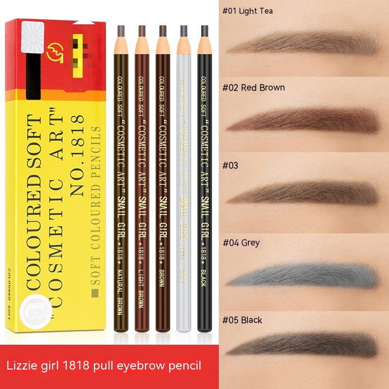 1188 Makeup Artit' Soft Core Steel Seal Wire Automatische Laer Namaak en Anti Zweet Wenkbrauw Pen Schoonheid_voghion.com