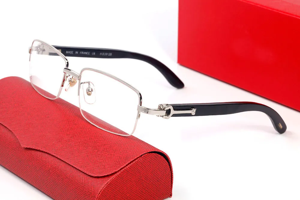 designer Business casual Glasses men women classic metal wooden sunglasses gold and sier decoration multicolor lenses_voghion.com