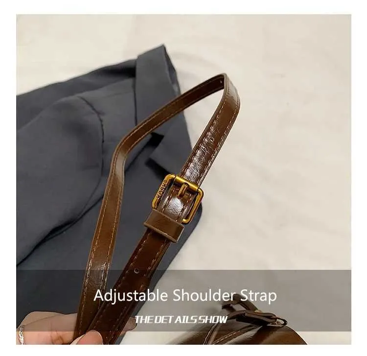 Strukturerad axelremsväska och crossbody väska för damer_voghion.com
