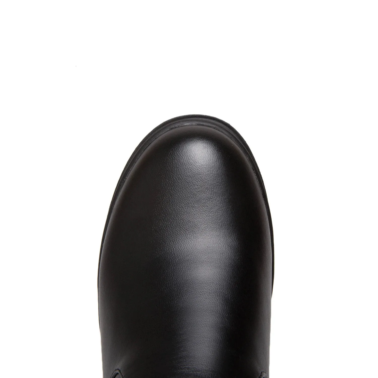 Stivali alti fino al ginocchio da donna con plateau, in peluche, modello MUJI, colore: rosa, bianco, caldi, invernali, taglia 34-43 240930_voghion.com