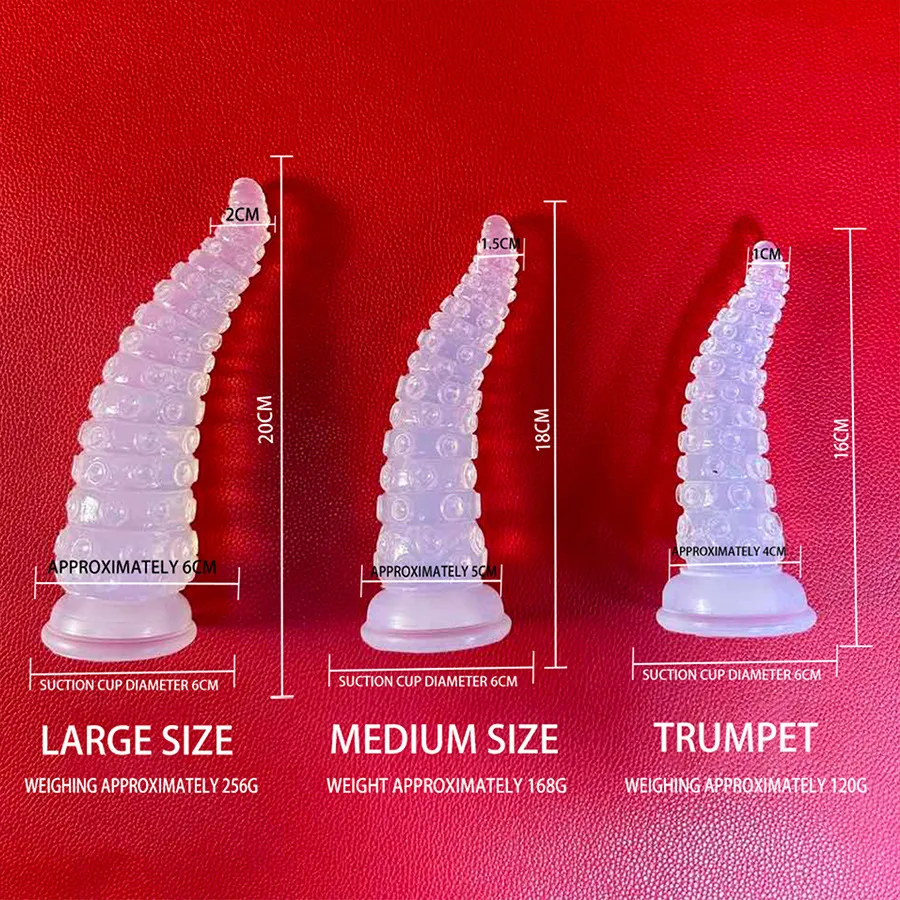 9i Dildo Künstlich geformtes Masturbationsgerät für Frauen Erwachsene Lieferungen Magic Dragon Transparenter Butt Plug_voghion.com
