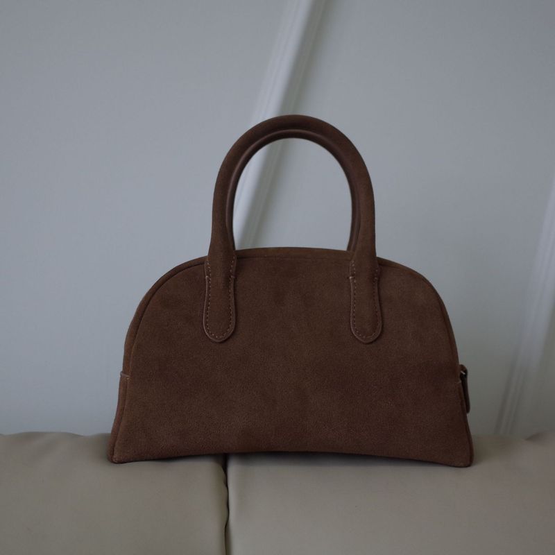 Nischen-Bowgtasche aus Leder für Damen mit großem Fassungsvermögen_voghion.com