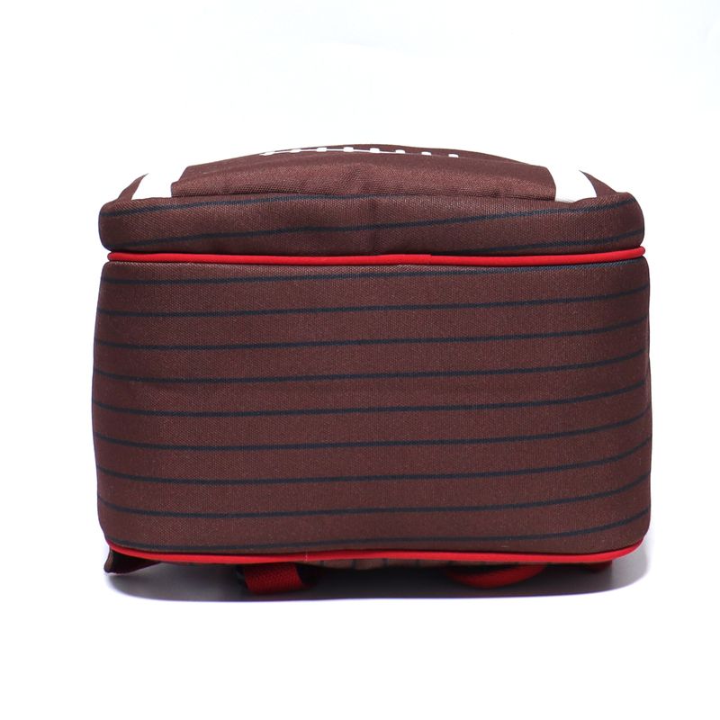 Rugby-Gepäcktasche maior Kapazität, modische tragbare Sport-Fiesstasche, Reisetasche mit gestreiftem Canvas-Druck_voghion.com