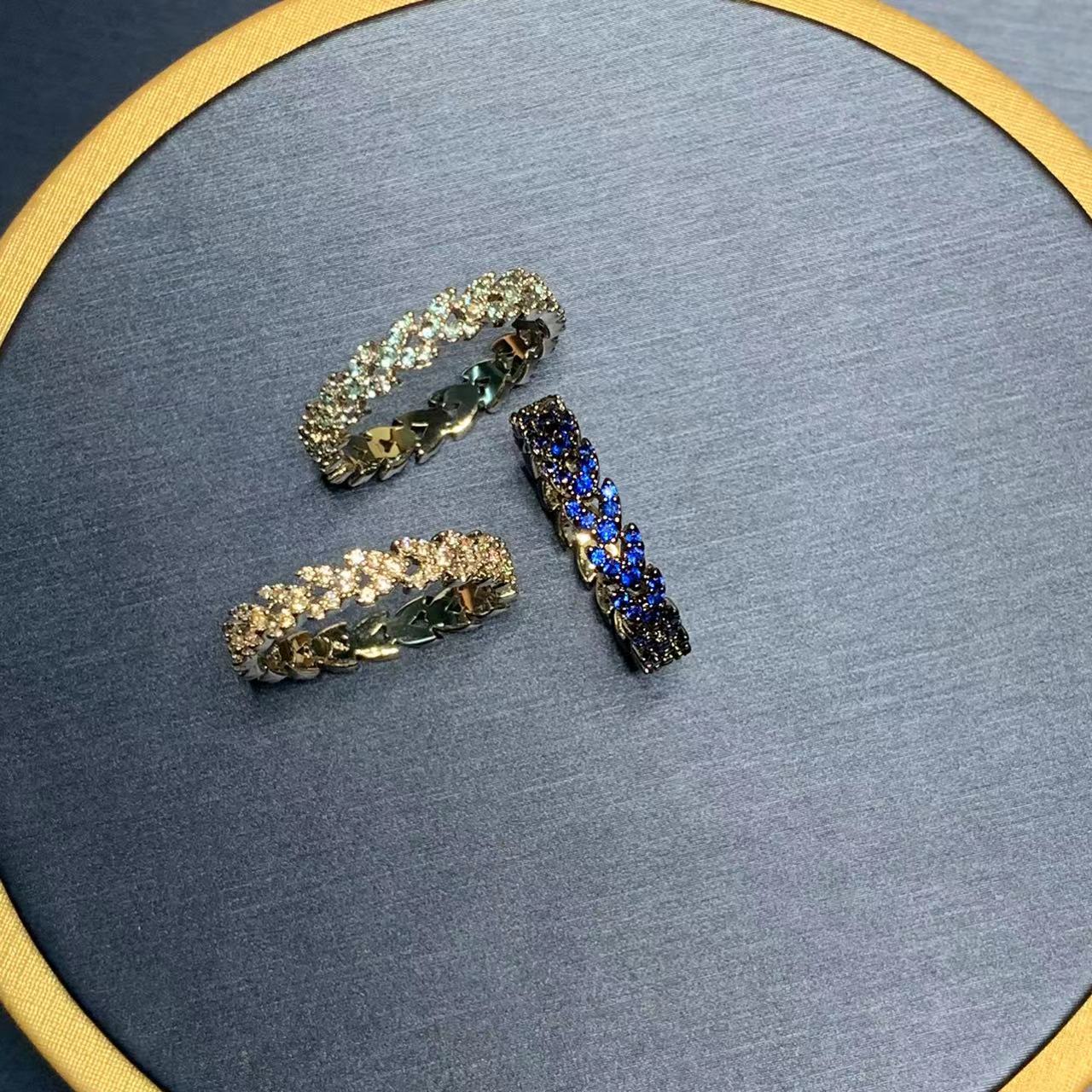 Bague en forme d'épi de blé de haute qualité, bijou tendance pour femme, bague charmante, cadeau de fiançailles ou de mariage._voghion.com