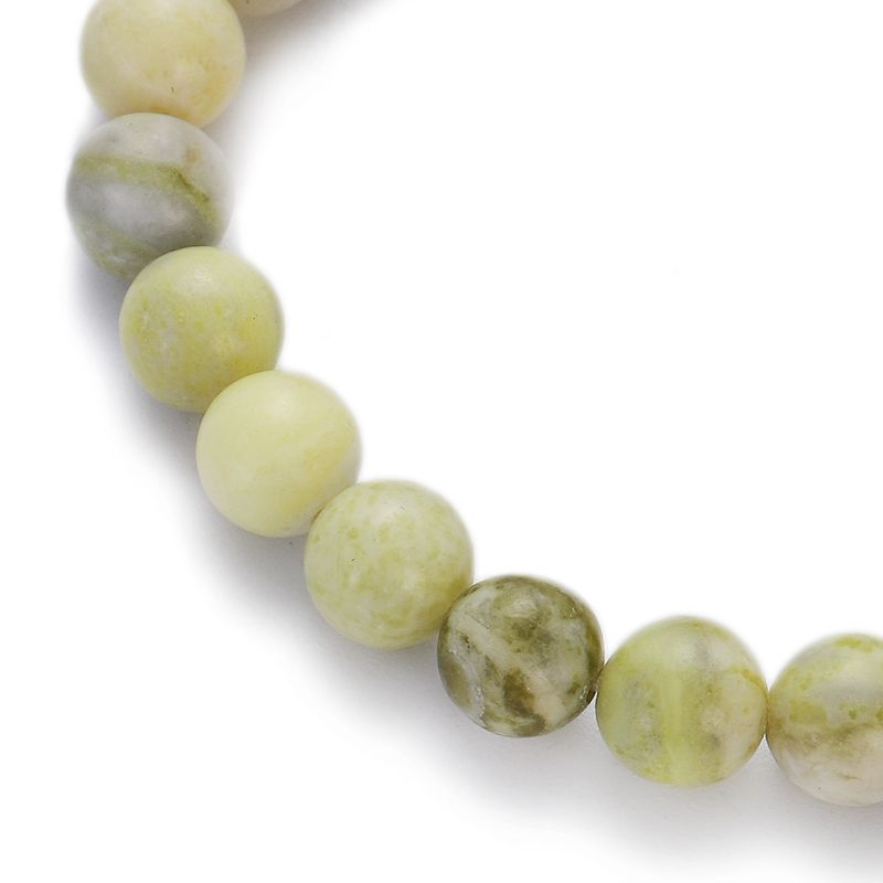 Neu Stein Jade Perlen Perlen Bunte Natürliche Chalcedon Achat Armband_voghion.com