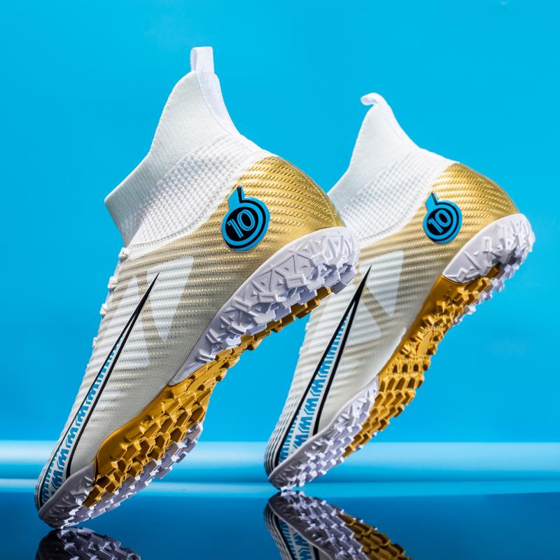 Men Soccer Shoes Kids Football Boots Women Professional Soccer Cleats Antiskid Chaussure Football TF/FG Outdoor Football Shoes_voghion.com
