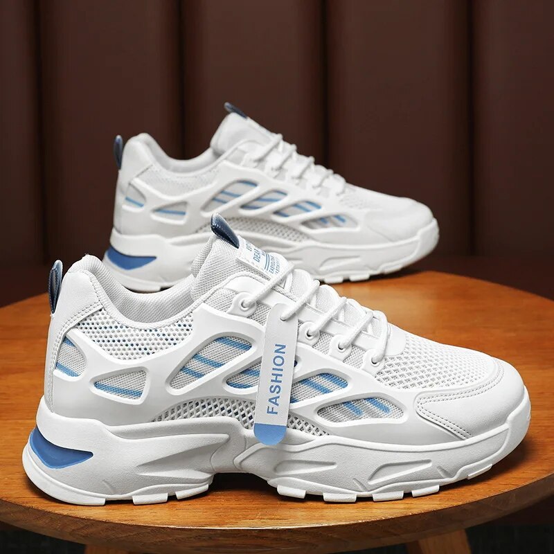 Men's Sneakers 2024 New Breathable Casual For Men High Quality Leather Designer Platform Shoes Zapatillas De Hombre_voghion.com