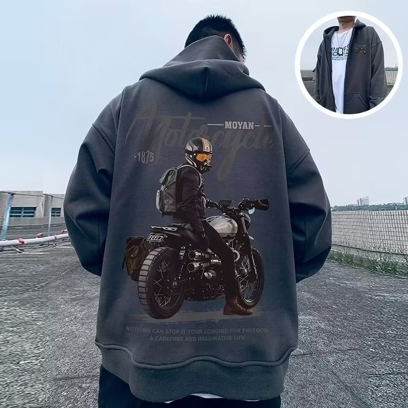 Neue Winterjacke mit Reißverschluss und Cartoon-Muster für Herren_voghion.com