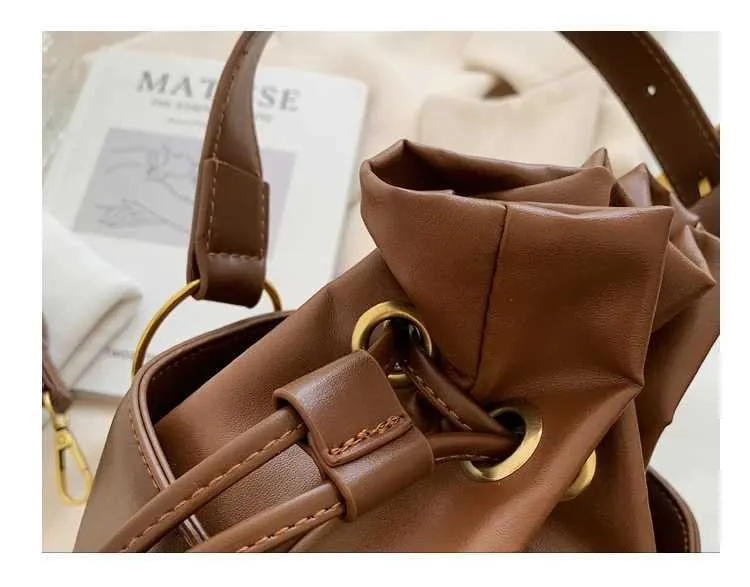 Vintage Mini Crossbody Bag For Women Solid Colour Fashion Handbag_voghion.com