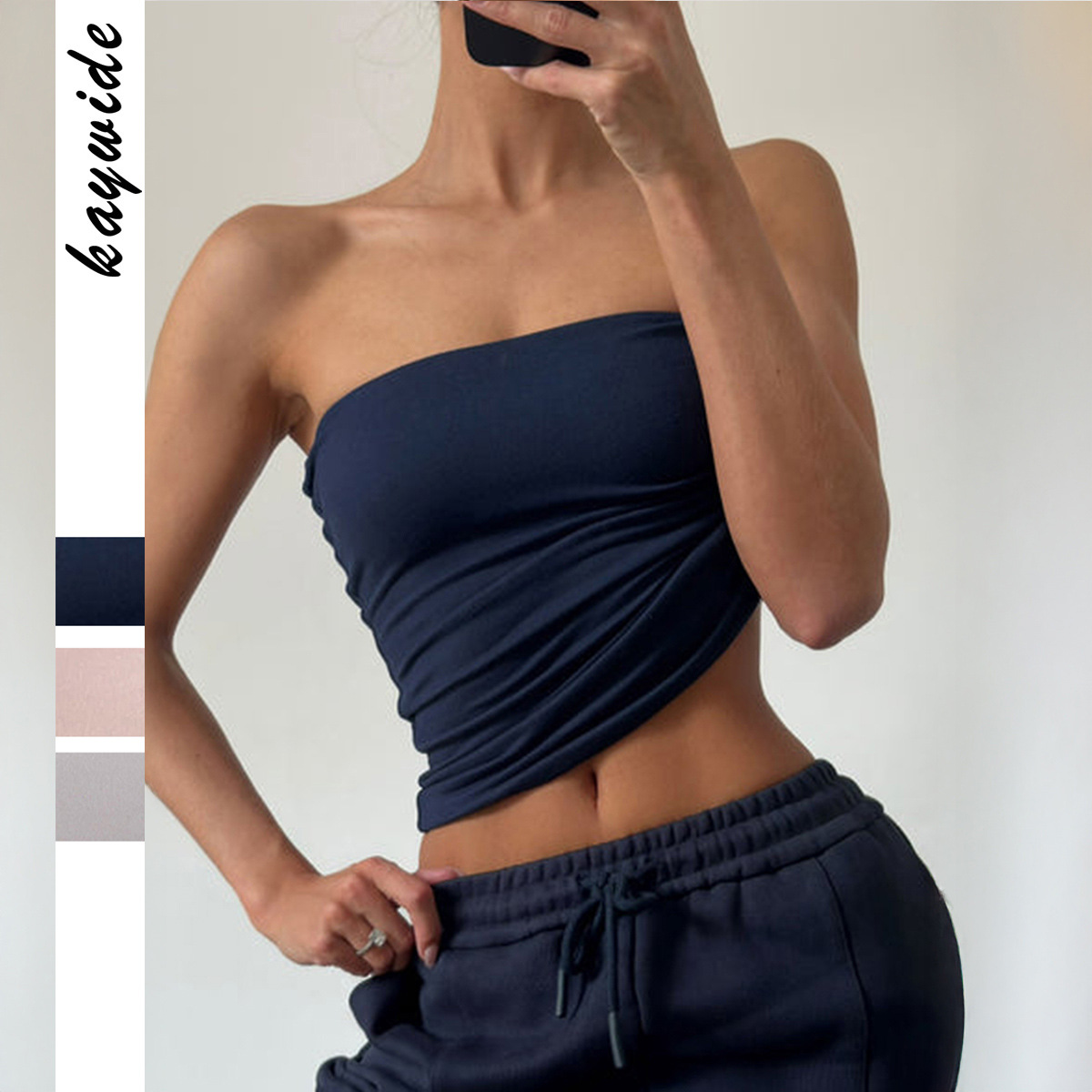 Women's Clothing Yoga Clothing Sports Sexy Tube Top Vest