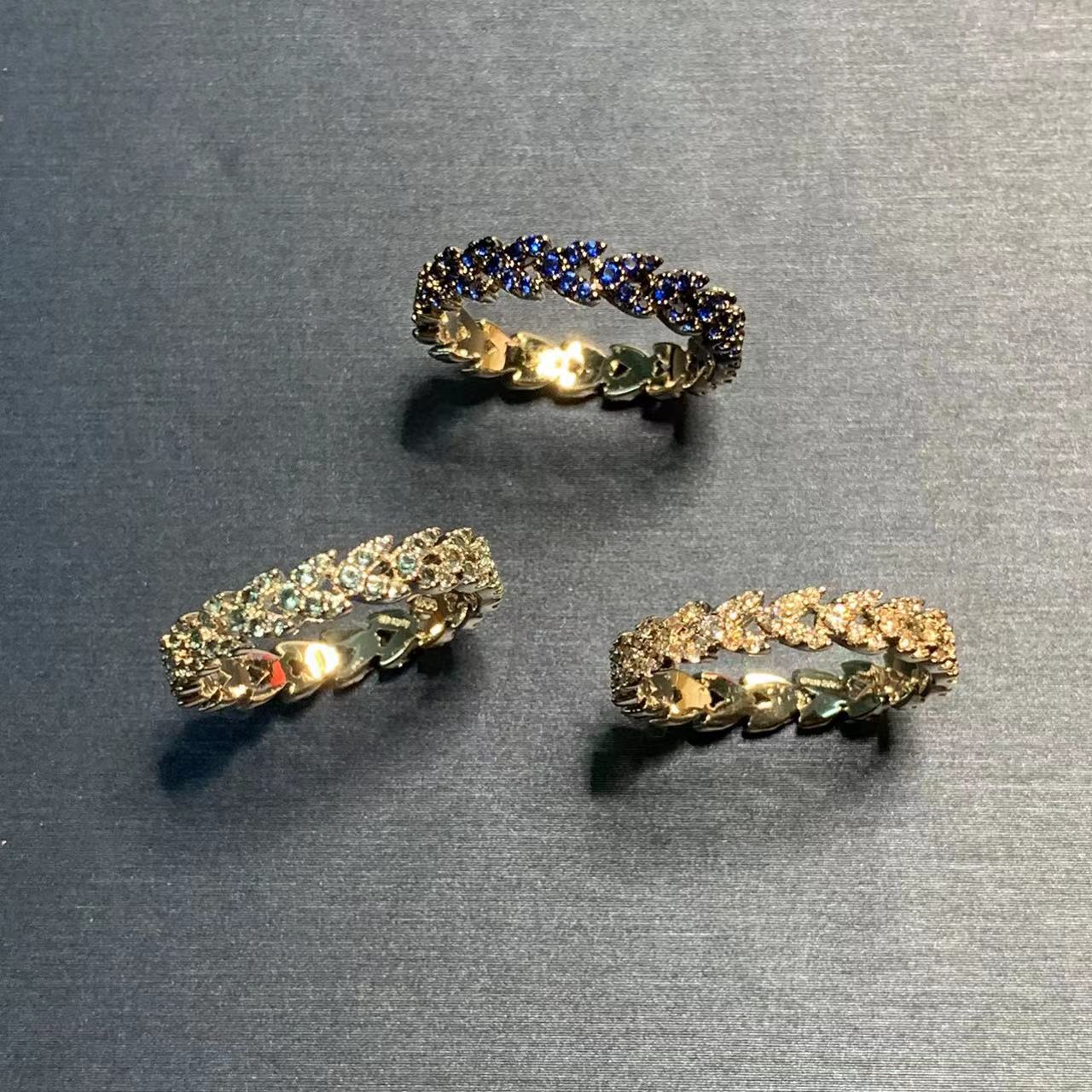 Bague en forme d'épi de blé de haute qualité, bijou tendance pour femme, bague charmante, cadeau de fiançailles ou de mariage._voghion.com