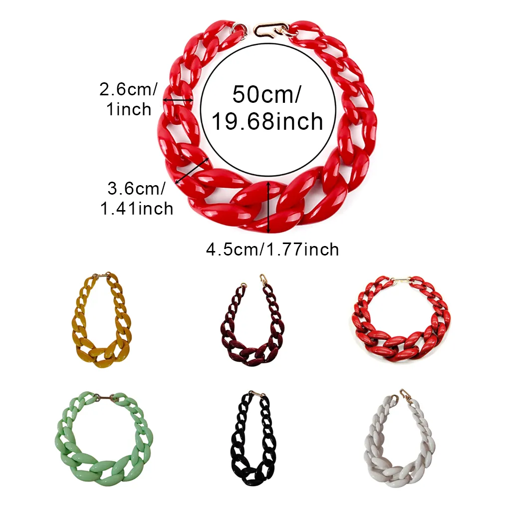 Collier ras du cou tendance en résine pour homme, pendentif, bijou, ornement, cadeau, accessoire, anniversaire_voghion.com