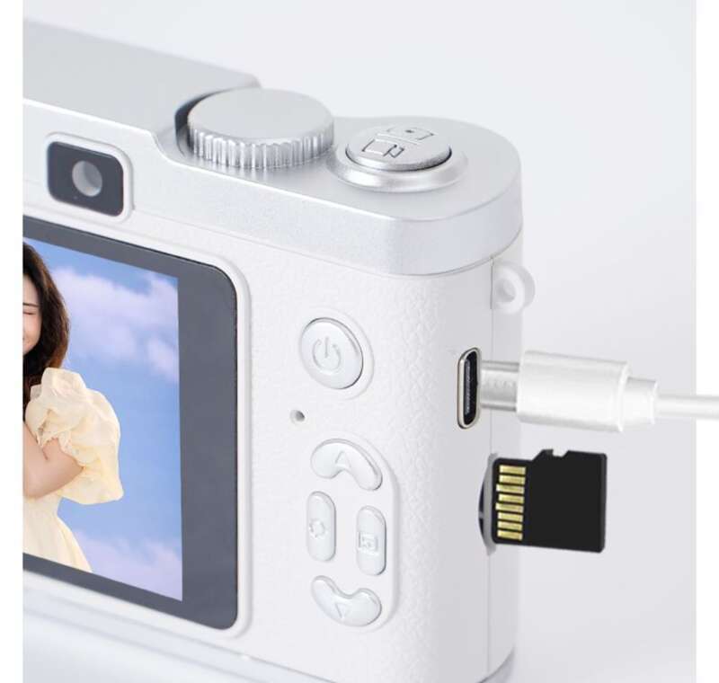 High Definition Dual Camera CCD Digital Camera, Portable Selfie, Campus Student Small Entry-level Card Machine_voghion.com