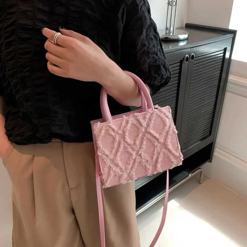Muoti Naisten Farkkushortsit Messenger - Uusi Trendinen Kesäkäsilaukut Naisten Yksiolkapää Laukku Crossbody Laukut NainenC241216_voghion.com
