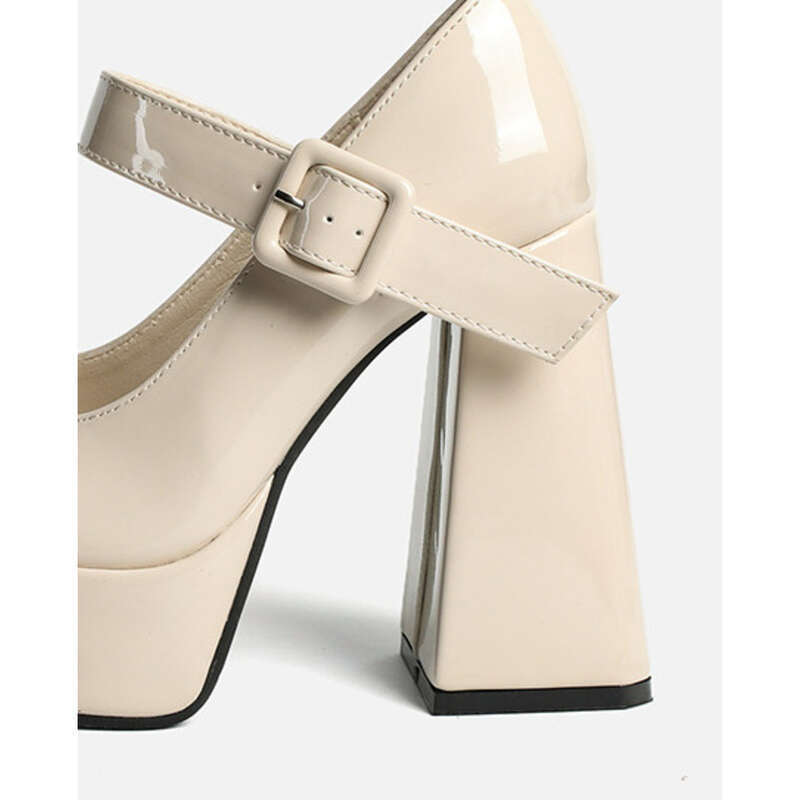 2023 Spring New Black Short Heel Women's High Heels_voghion.com