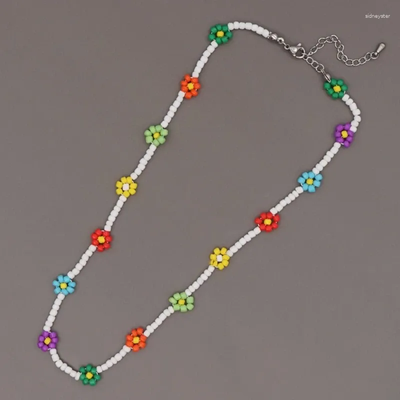 Chains Resin Beaded Clavicle Necklaces Women Summer Jewelry Neck For Woman_voghion.com