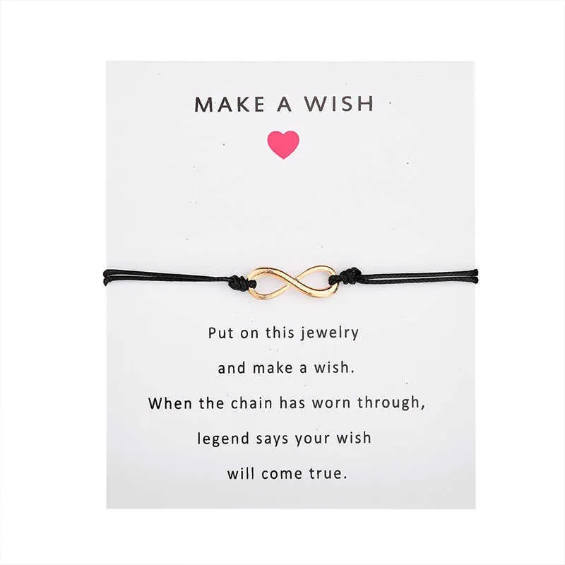 Damen Herren INFINITY Make A Card Armbänder Benutzerdefinierte Armreifen Schmuck Handgefertigtes Wickelarmband mit Perlen_voghion.com
