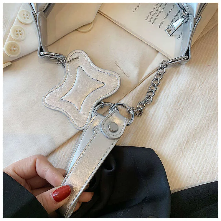 Y2k Shoulder Premium Pu Leather Mixed Color Rivet Fashion Handbag Retro Designer Women's Wallet Street Dressing Bag_voghion.com