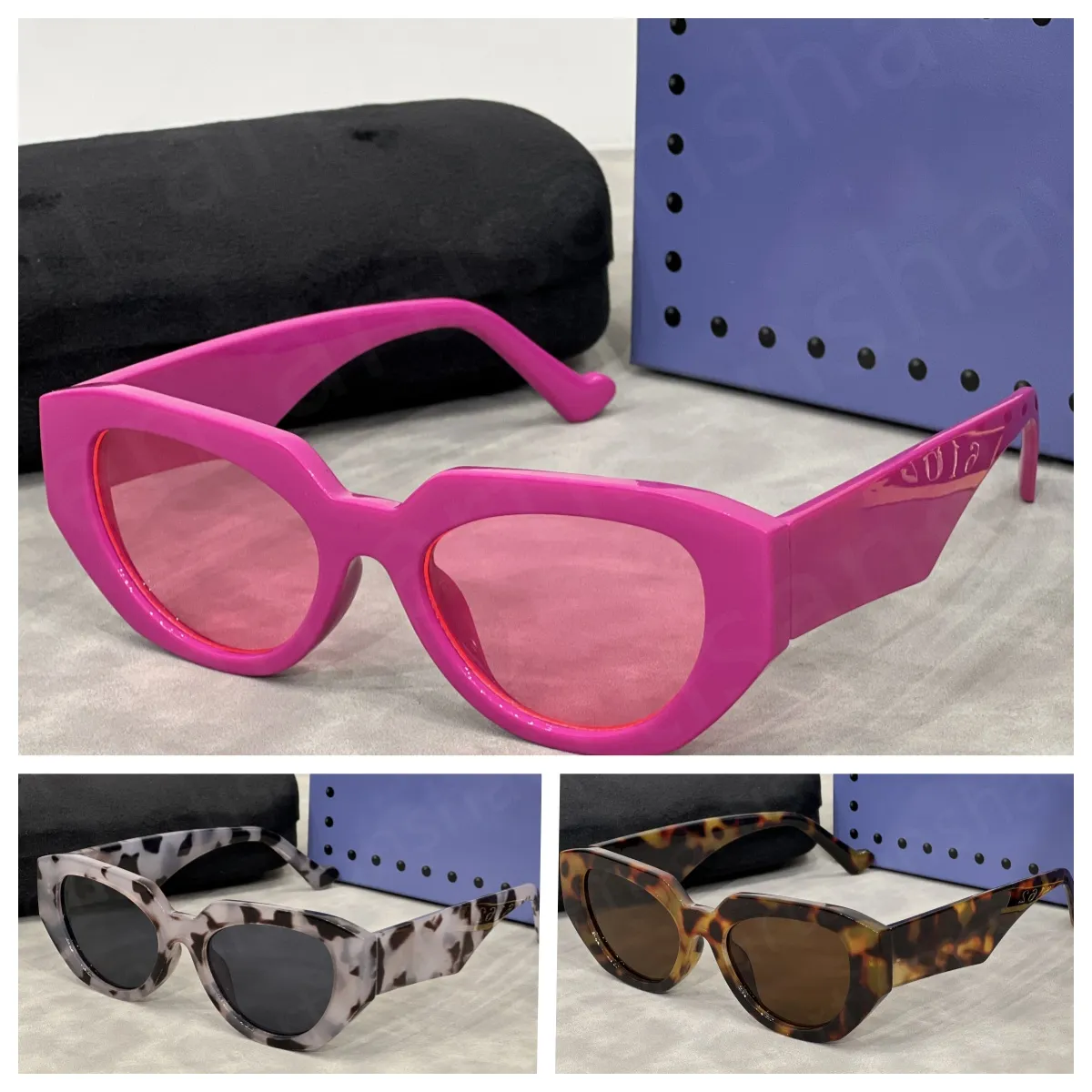 Leichte, dünne, klassische, vielseitige weiße Herren-Sonnenbrille mit UV-Schutz, hochwertiger Designer-Polygon-Sonnenbrille für Herren und Damen_voghion.com