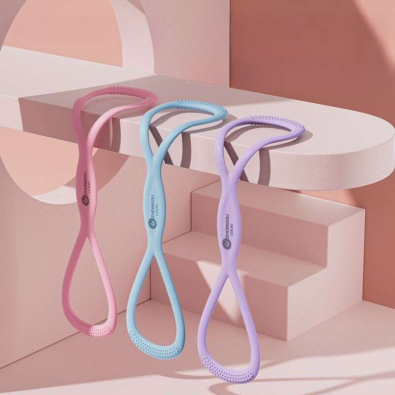 Unleash Ultimate Flexibility! 8 - Foot Silicone Puller For Shoulder & Neck Yoga_voghion.com