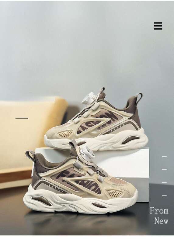 2025 New Breathable Double Mesh Children's Sports Shoes_voghion.com