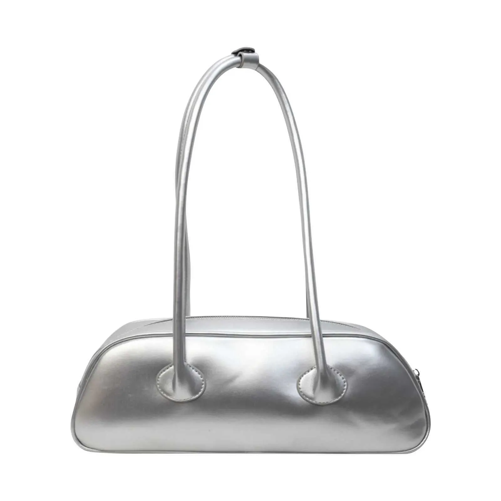 Ladies High Street Fashion Large Capacity Single Shoulder Underarm Bag With Red Handheld Korean Foreign Style Stick_voghion.com