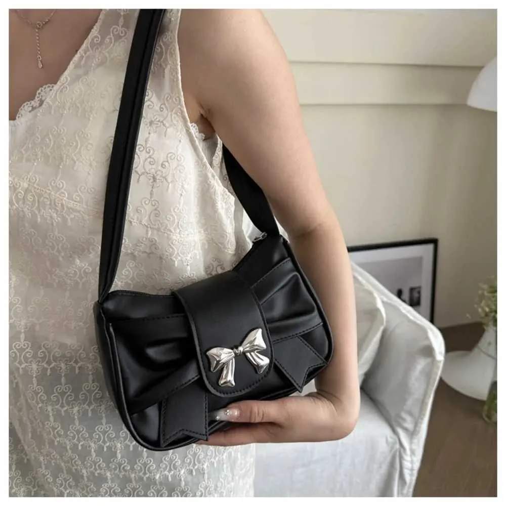 Sac à bandoulière plissé avec nœud coréen pour femme, nouveau sac à main printemps-été 2024, Handba241024_voghion.com