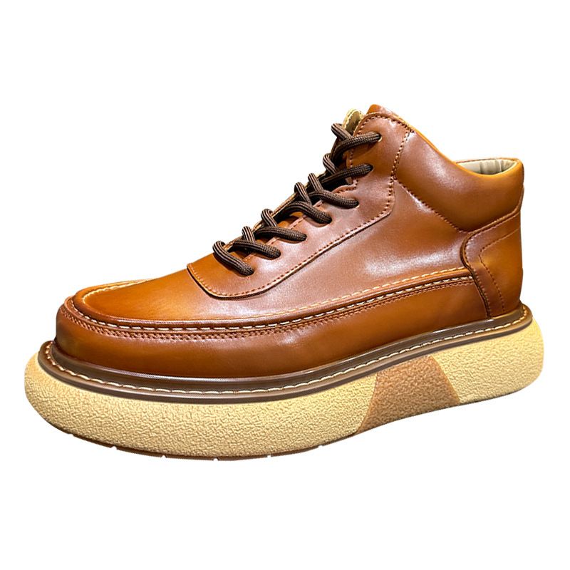 Neue herbst winter weiche high top dicken sohlen herren schuhe, leichte plüsch isolierung, Martin stiefel, modische und_voghion.com