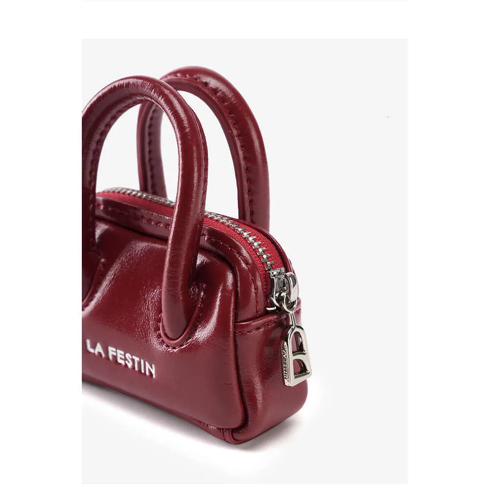 LA FESTIN Mini Auricolare Originale 2024 Nuovi Accessori Piccola Borsa Pendente in Pelle da Donna_voghion.com