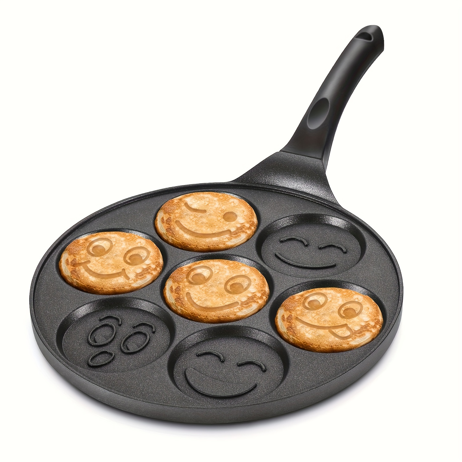 Mini piastra per pancake da 1 pezzo, mini padella per pancake, macchina per pancake con 7 modelli di stampi, pentole, utensili da cucina, forniture per la cucina, articoli da cucina
