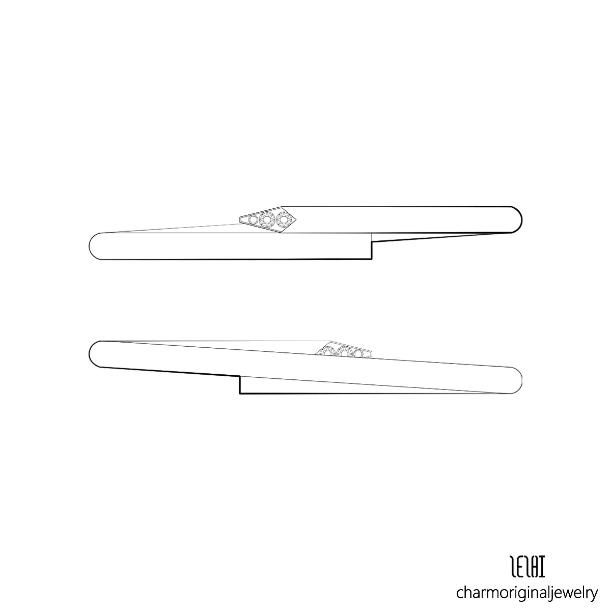 for woman nail bracelet fashion jewelry designer bangle sier Bracelets Stainless Steel_voghion.com