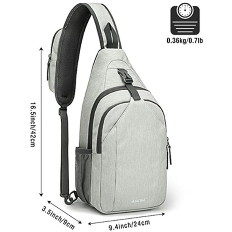 Großhandel neue Crossbody Outdoor Wandern Brusttasche multifunktionale Reisetasche geschirmt Sling Rucksack_voghion.com