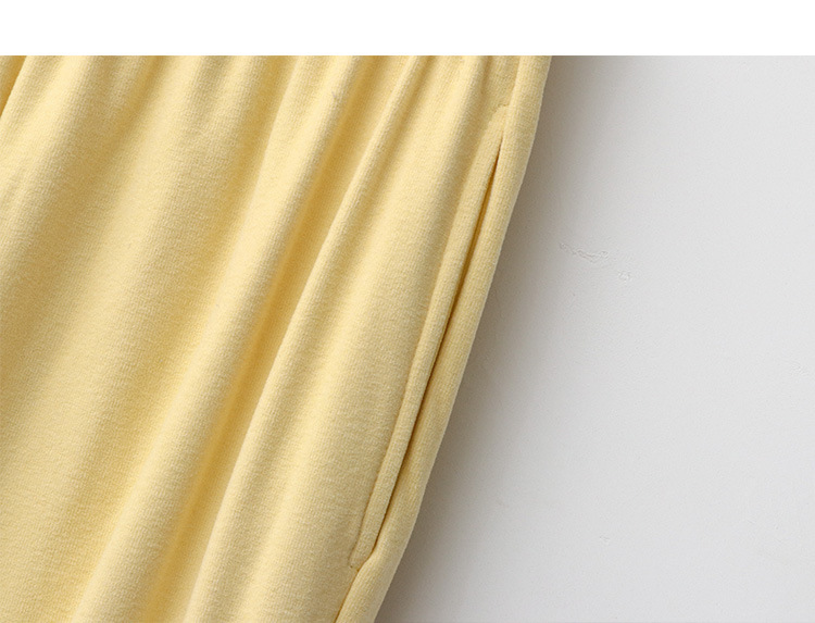 Γυναικεία ρούχα βελούδινο φθινόπωρο και χειμώνα ζεστό ζευγάρι ανδρικές και γυναικείες πιτζάμες πέτο άνετο απλό χρώμα αντίθεσης οικιακά ρούχα μακρυμάνικο κοστούμι_voghion.com