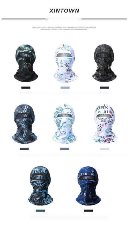 Capacete de secagem rápida, protetor solar de seda gelada, máscara facial resistente a raios UV, fresco, secagem rápida, capacete respirável para atividades ao ar livre_voghion.com