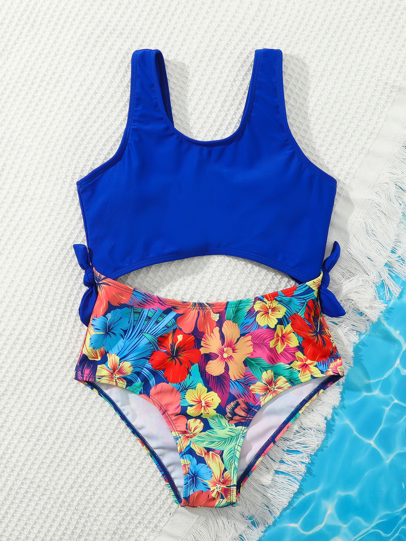 Mother&Kids Swimsuit bikini split floral swimsuit_voghion.com