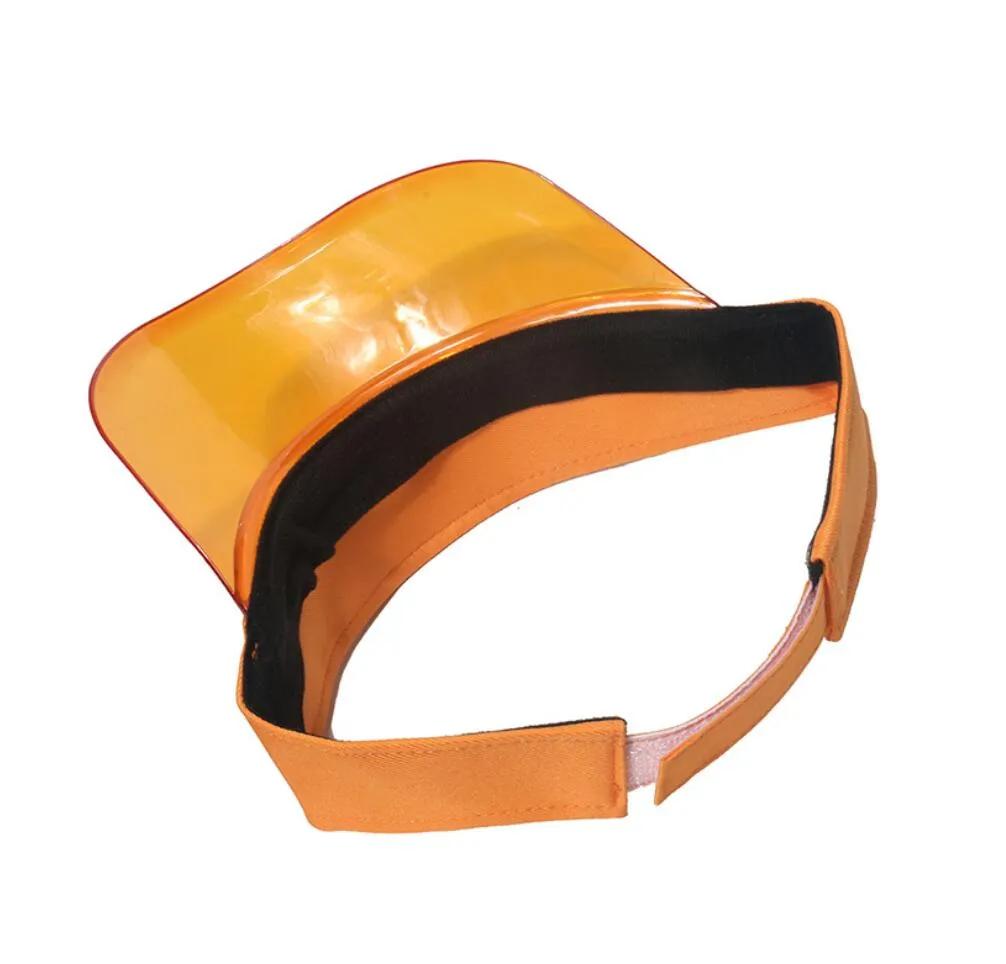 Visiera parasole trasparente da donna per sport all aperto_voghion.com